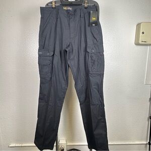 Lee Men's Black Relaxed Fit Cargo Pants Size 34x34